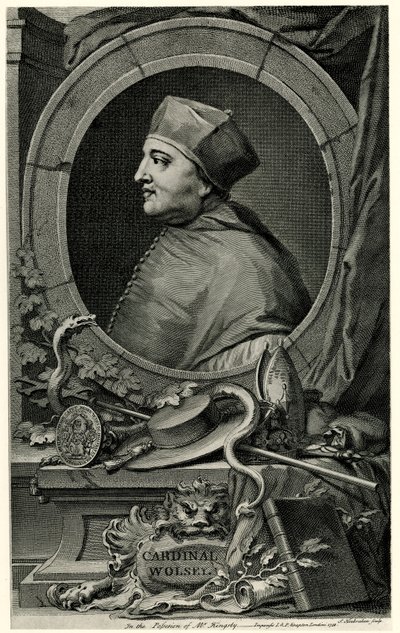 Kardinal Thomas Wolsey av German School