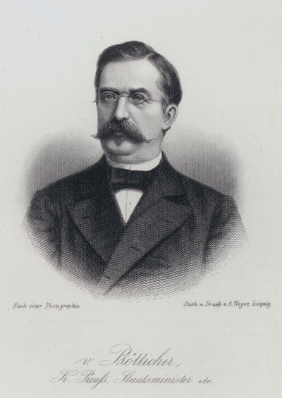 Karl Heinrich von Boetticher , tysk politiker og rektor (gravering) av German School