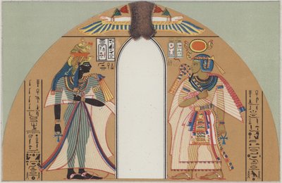 Kong Amenhotep I og hans kone av German School