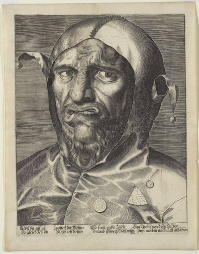 Stort hode av en narr, ca. 1600 av German School