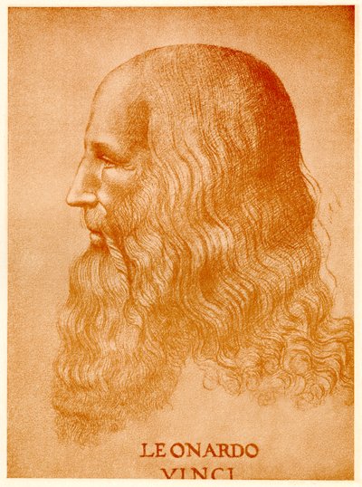 Leonardo da Vinci, 1884-90 (fototype) av German School