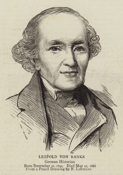 Leopold von Ranke (gravering) av German School