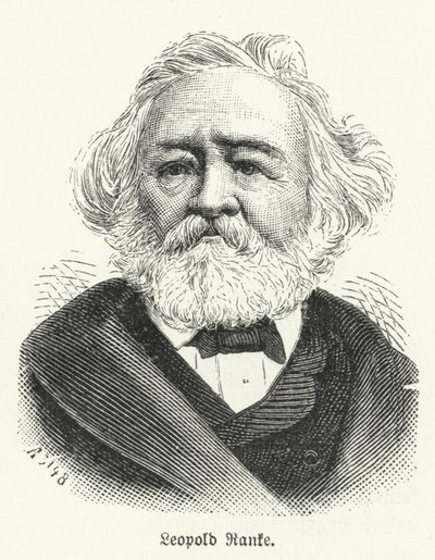 Leopold von Ranke , tysk historiker (litho) av German School
