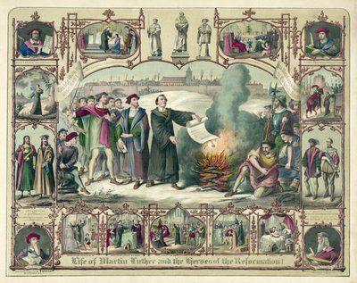 Life of Martin Luther and Heroes of the Reformation!, pub. 1874. av German School