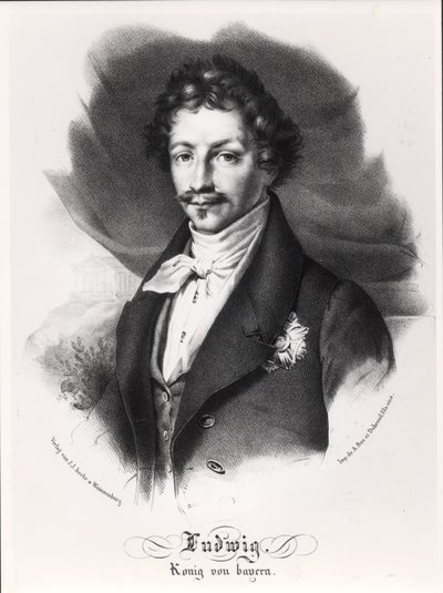 Ludwig I av Bayern (25. august 1786 – 29. februar 1868) av German School
