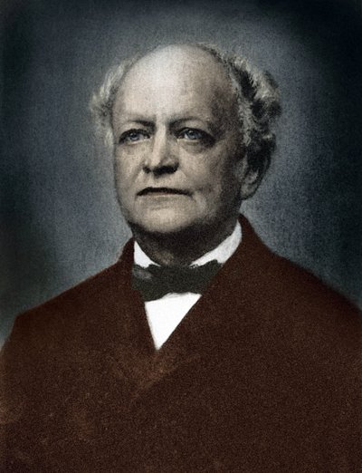 Ludwig Koechel (farge litho) av German School