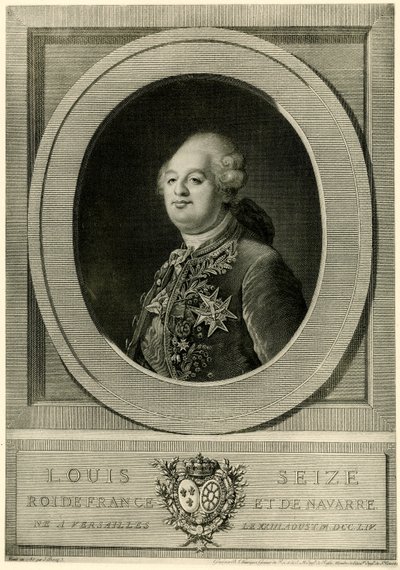 Ludwig XVI., 1884-90 (fototype) av German School