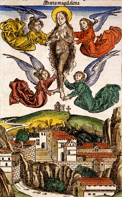 Maria Magdelena fra Liber Chronicarum av Hartmann Schedel, 1493 av German School