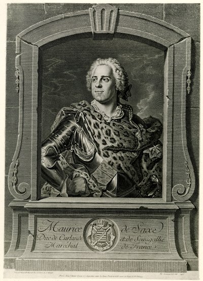 Marskalk Moritz av Sachsen av German School