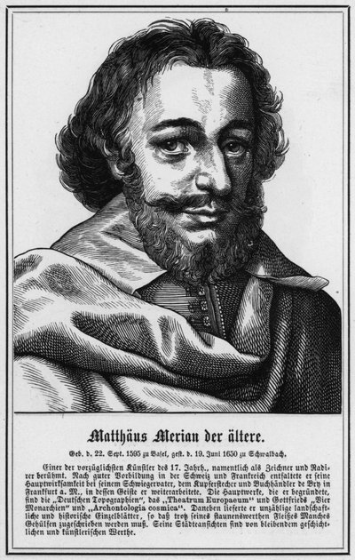 Matthaus Merian den eldre (gravering) av German School