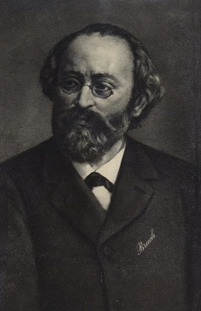 Max Bruch , tysk romantisk komponist og dirigent (1838-1920) av German School