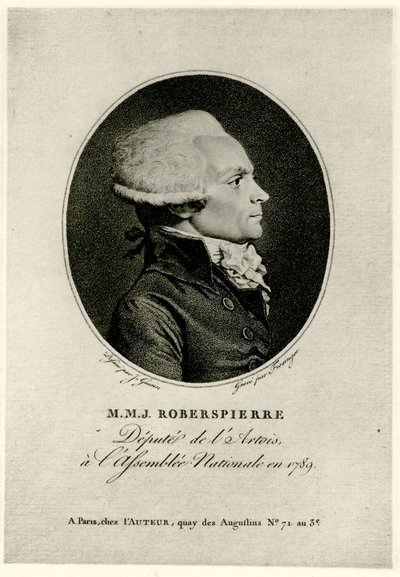 Maximilien Marie Isidore de Robespierre av German School