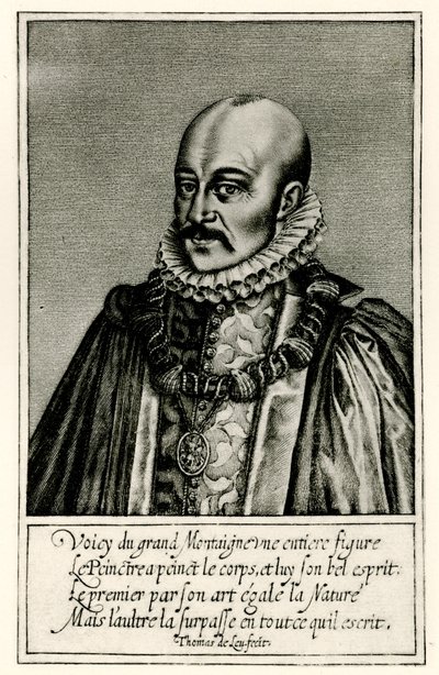 Michel de Montaigne av German School