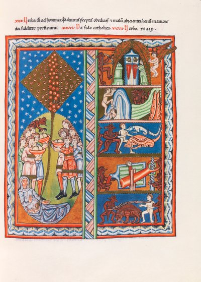 Miniatyr fra Liber Scivias av Hildegard av Bingen, ca. 1175 (faksimile) av German School