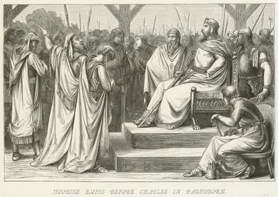 mauriske emirer før Charles i Paderborn av German School