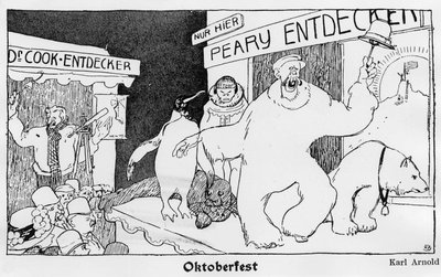 Nordpolen: Cook og Robert Edwin Peary - Jugend av German School