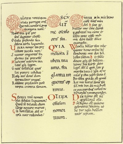 Side fra Song of Songs av German School