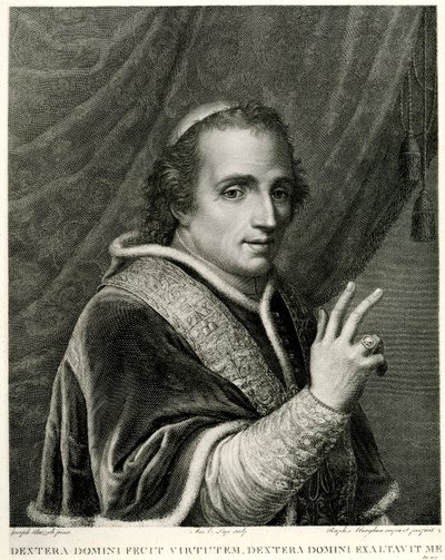 Papst Pius VII. av German School