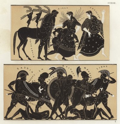 Peleus og Thetis av German School