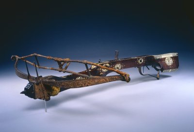 Pelletsarmbrøst (tre, gevir, lin og stål) av German School