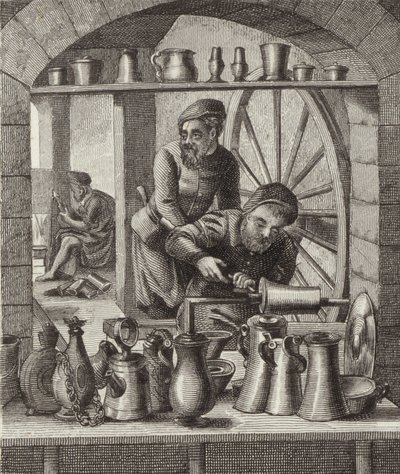 Pewterer av German School