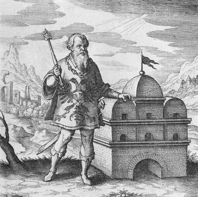 Filosof herald fra Musaeum Hermeticum av German School