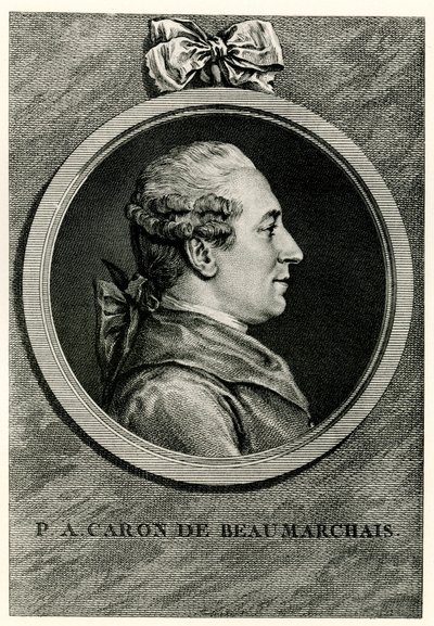 Pierre-Augustin Caron de Beaumarchais av German School