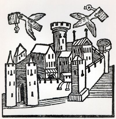 Pigeon Post, 1488 av German School