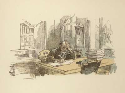 Poetskriving (fargelitho) av German School