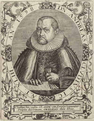 Portrett av Andreas Cludius av German School
