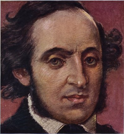 Portrett av Felix Mendelssohn av German School