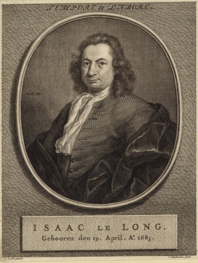 Portrett av Isaac le Long av German School