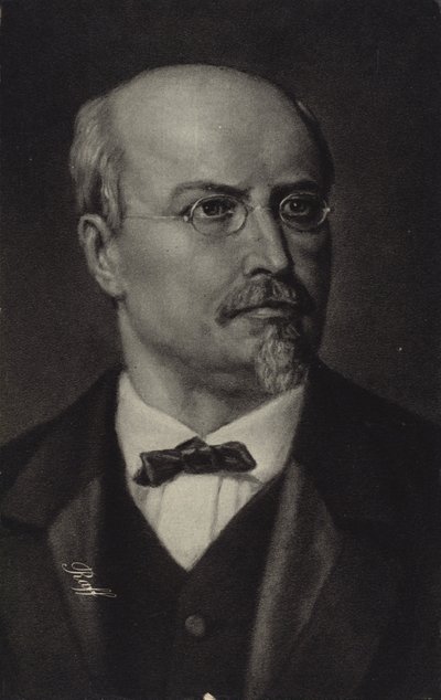 Portrett av Joachim Raff av German School