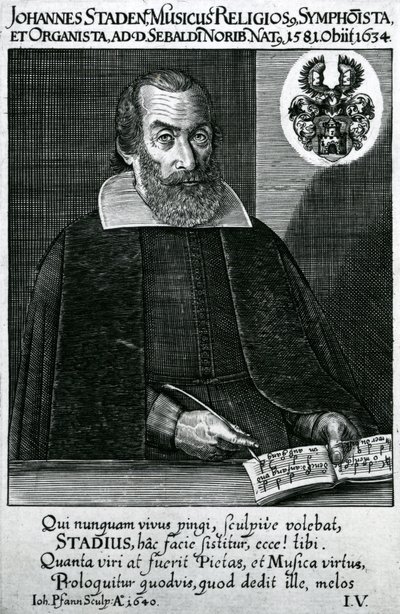 Portrett av Johann Staden (1581–1634) av German School