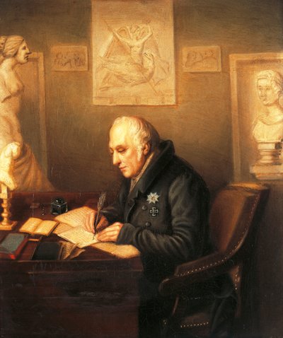 Portrett av Karl Wilhelm von Humboldt (1767–1835) av German School
