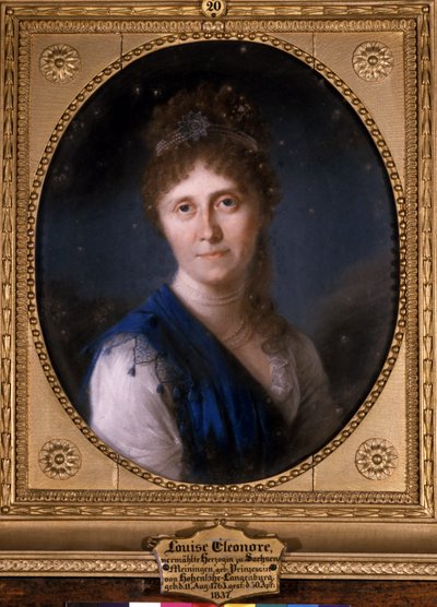 Portrett av Louise Eleonore, 1800 av German School