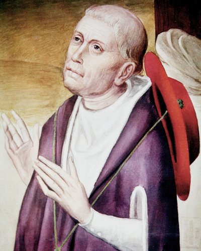 Portrett av Nicholas of Cues av German School