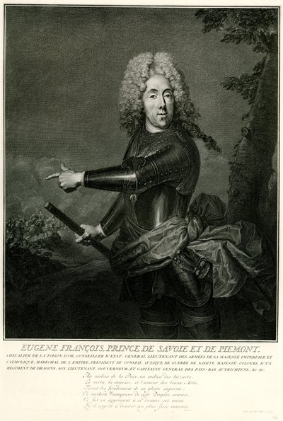 Prins Eugene av Savoy-Carignan av German School