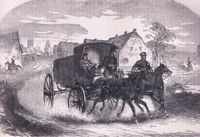 Preussisk militærpost, Cassells History of the War between France and Germany utgitt av Cassell and Company Limited, ca. 1890 (litho) av German School