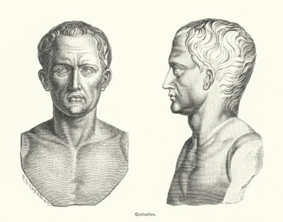 Quintus Hortensius , romersk politiker og orator (gravering) av German School