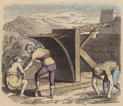 Roman ballista (farget gravering) av German School