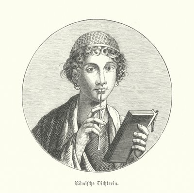 Romersk poetinne (gravering) av German School
