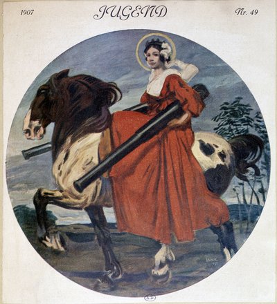 Saint Beard with Canons - i "" Jugend"" av German School