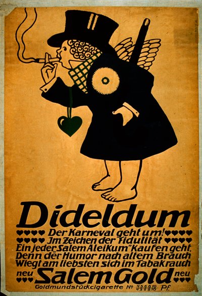Salem gullsigarettannonse av German School