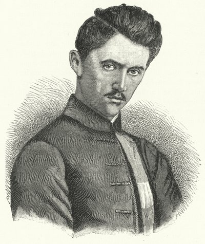 Sandor Petofi , ungarsk poet av German School