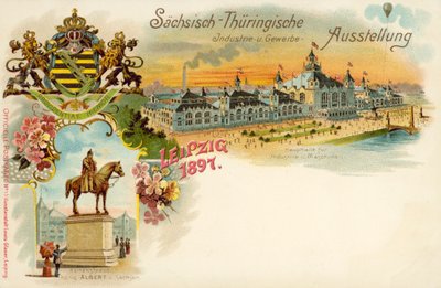 Sachsen og Thüringen handels- og industriutstilling i Leipzig, Tyskland av German School
