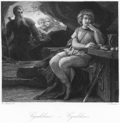 Scene fra Cymbeline av German School