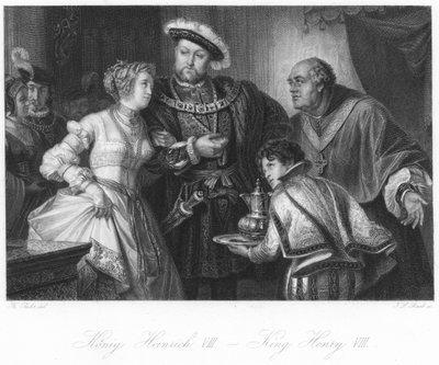 Scene fra Henry VIII av German School