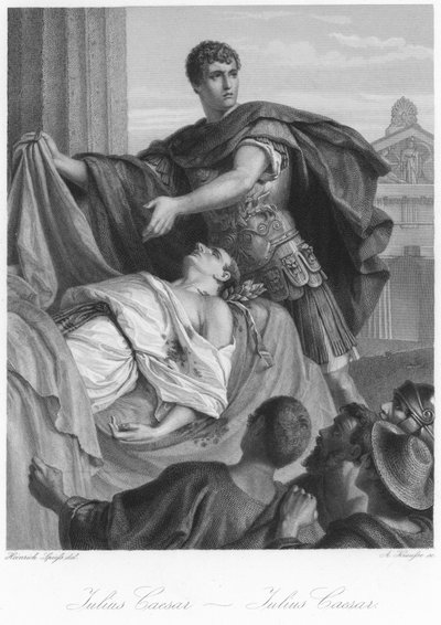 Scene fra Julius Caesar av German School