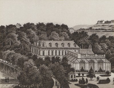 Schonbrunn (litho) av German School